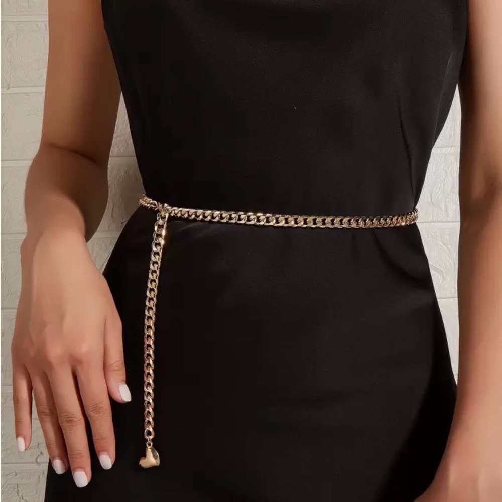 New Gold Chain Waist Belt for Women Adjustable Fashion Accessory